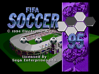 FIFA Soccer 95 screenshot 3 for Sega Mega Drive